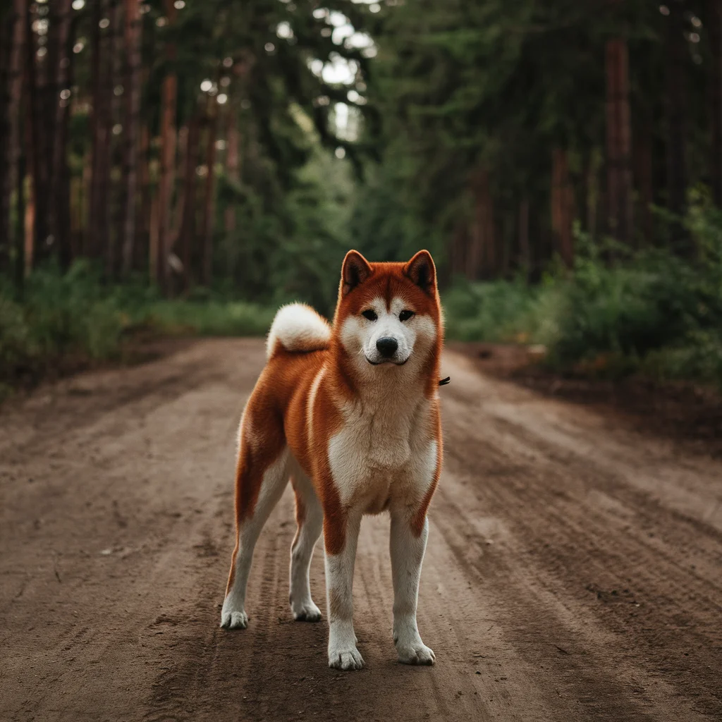 Red Akita Inu