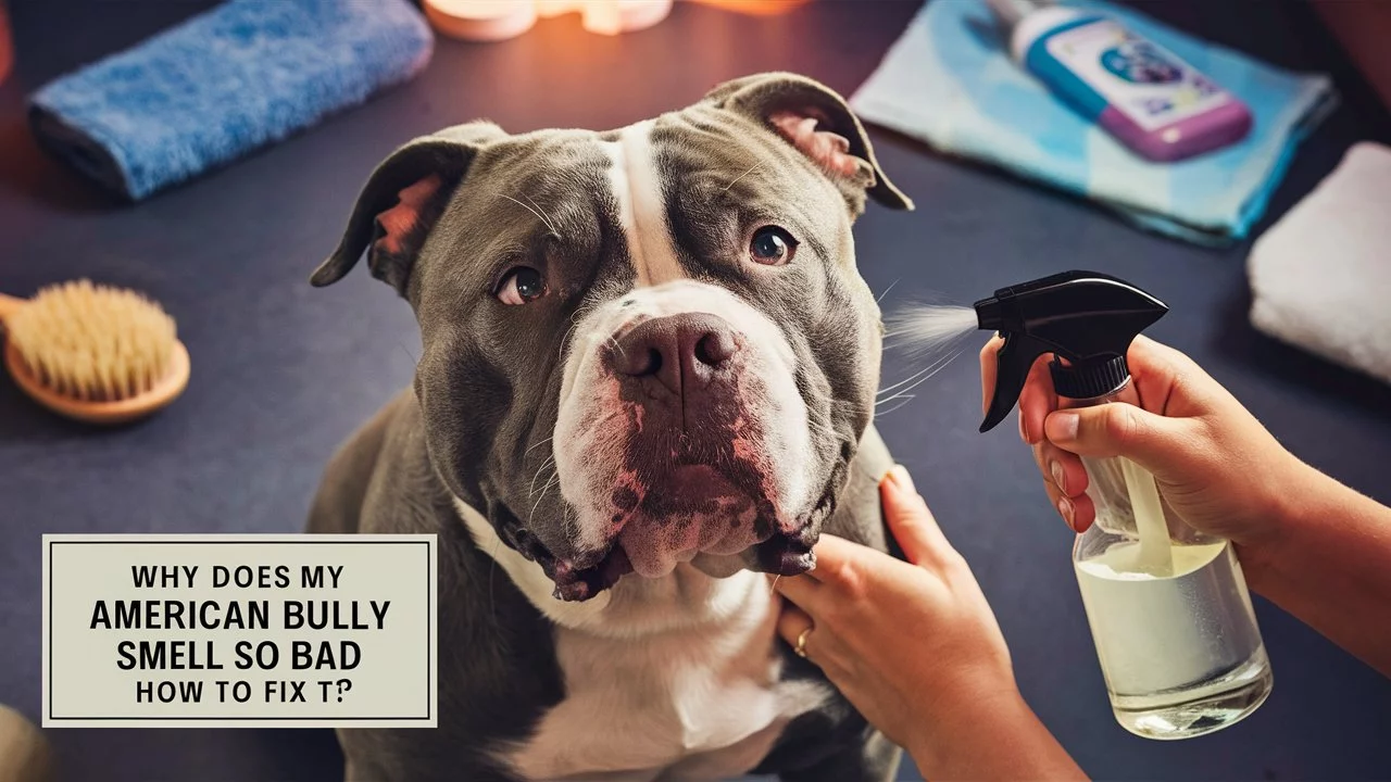 Why Does My American Bully Smell So Bad, And How To Fix It