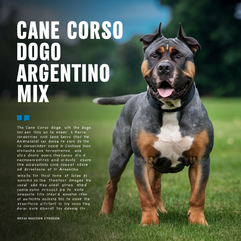 Cane Corso Dogo Argentino Mix Overview