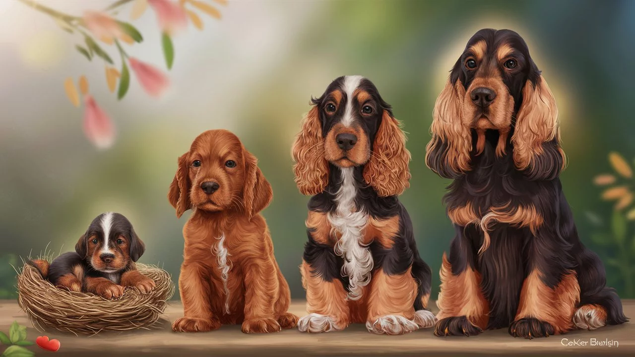 Cocker Spaniel Growth Stages