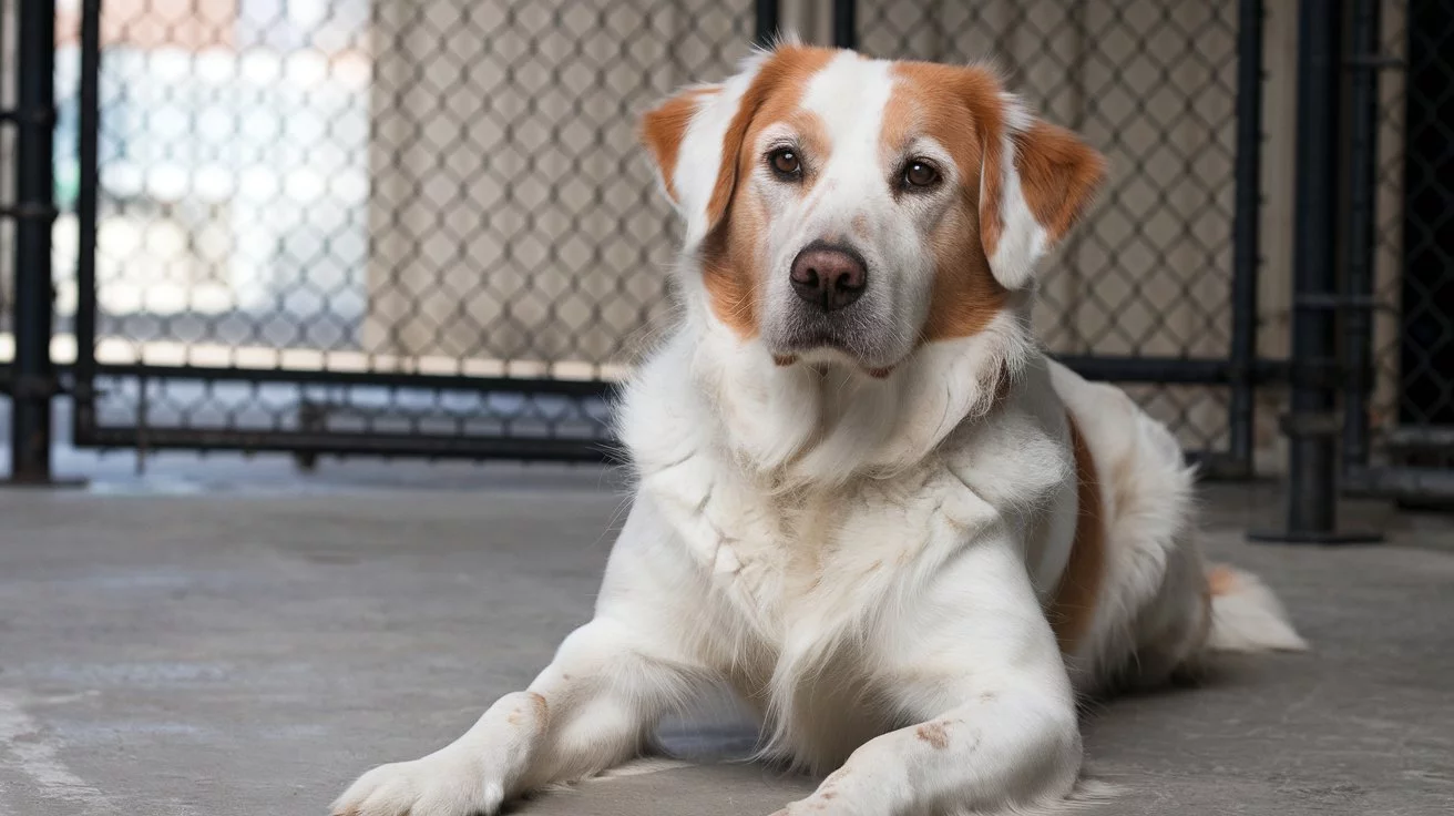 Dog Abandoned at the Shelter