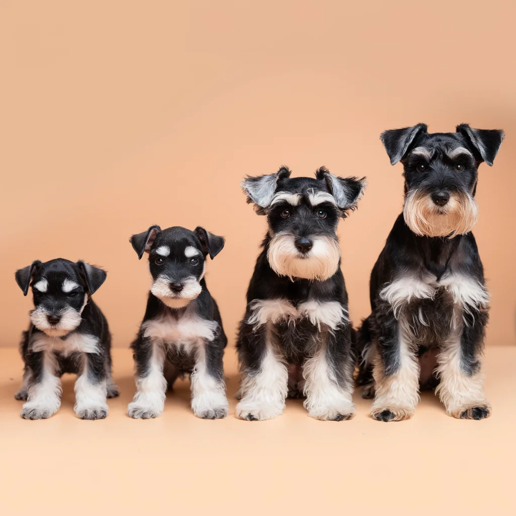 Growth Stages of the Miniature Schnauzer