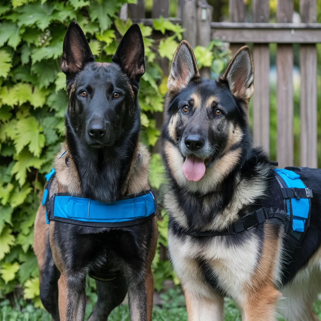 Mace’s Malinois and German Shepherds