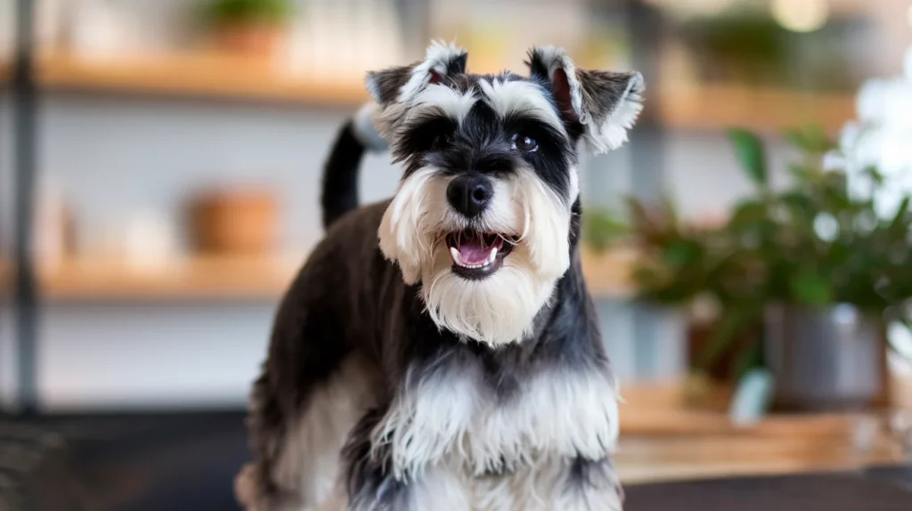 Male Miniature Schnauzer Size by Age