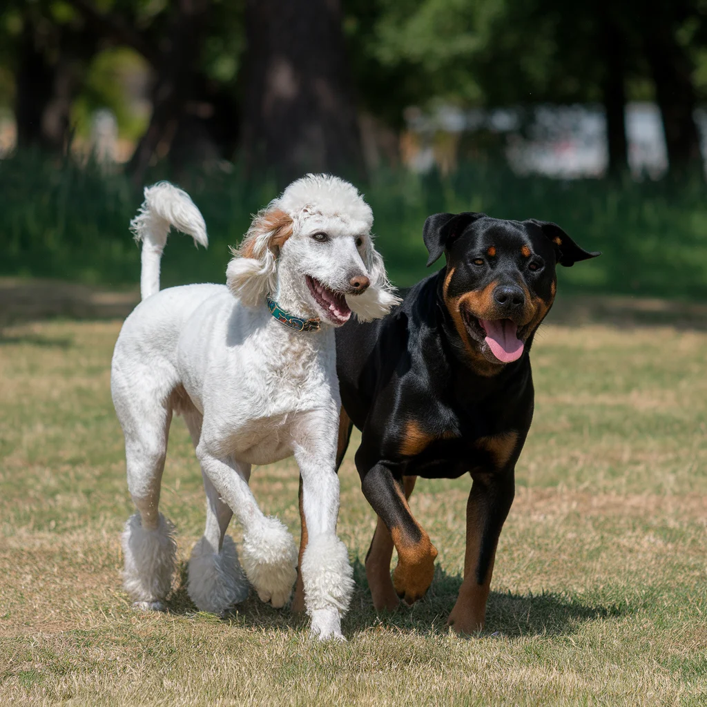 Poodle Rottweiler