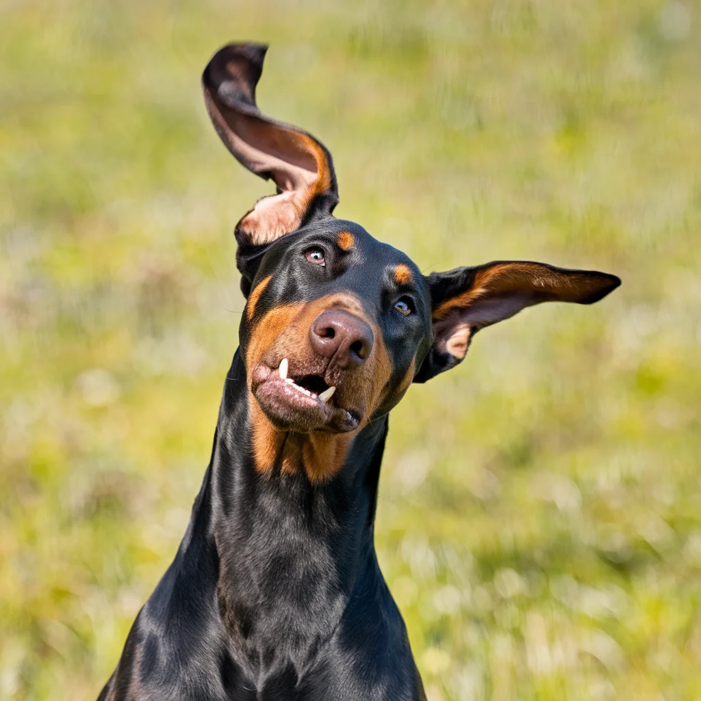 About Doberman Head Shaking