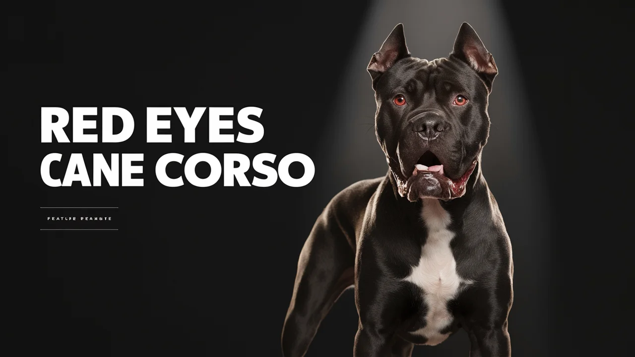 Red Eyes in Cane Corsos