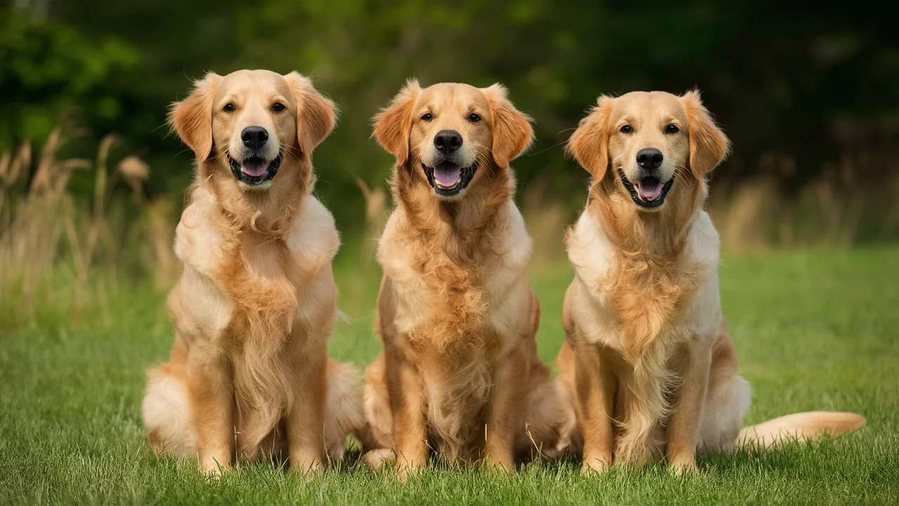 Shining Golden Retriever Colors