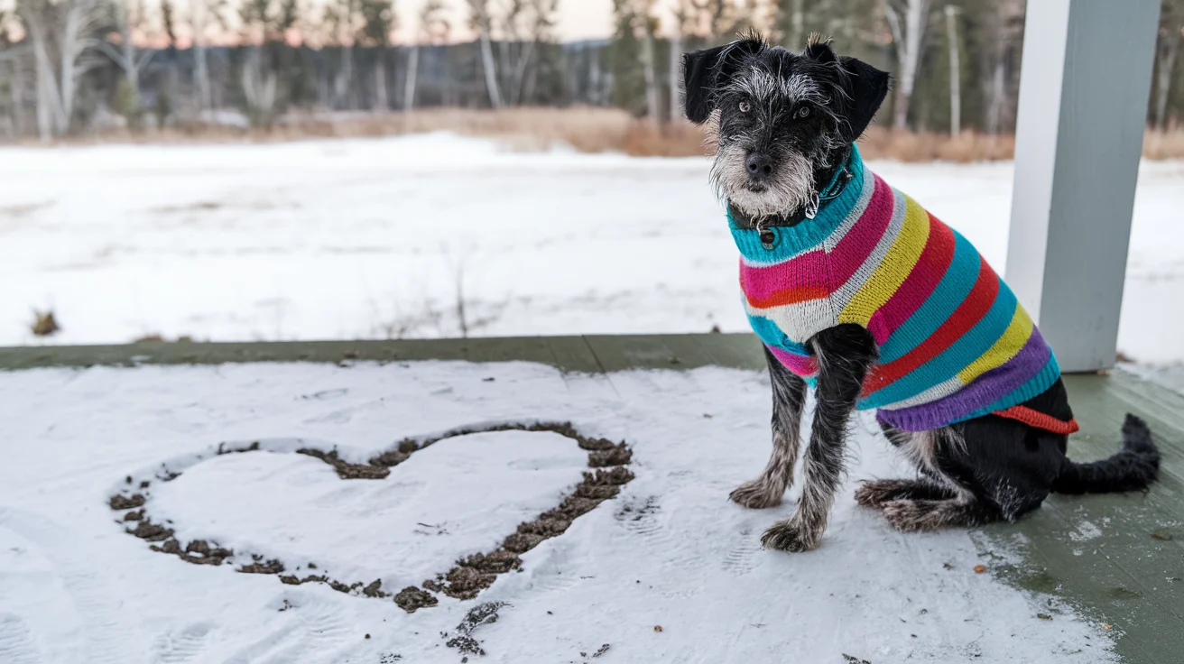 Sick Stray Dog Did Something Amazing Hoping to Get Adopted