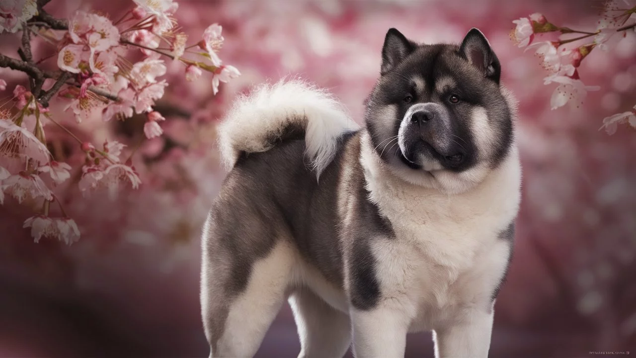 Striking Japanese Akita