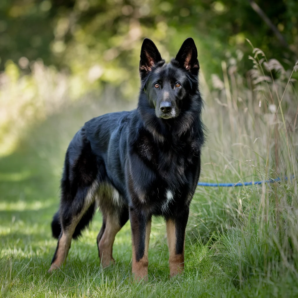 The Black German Shepherd