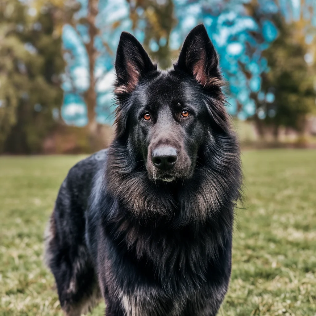 The Gray German Shepherd