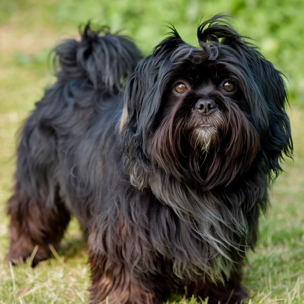 Black Lhasa Apso