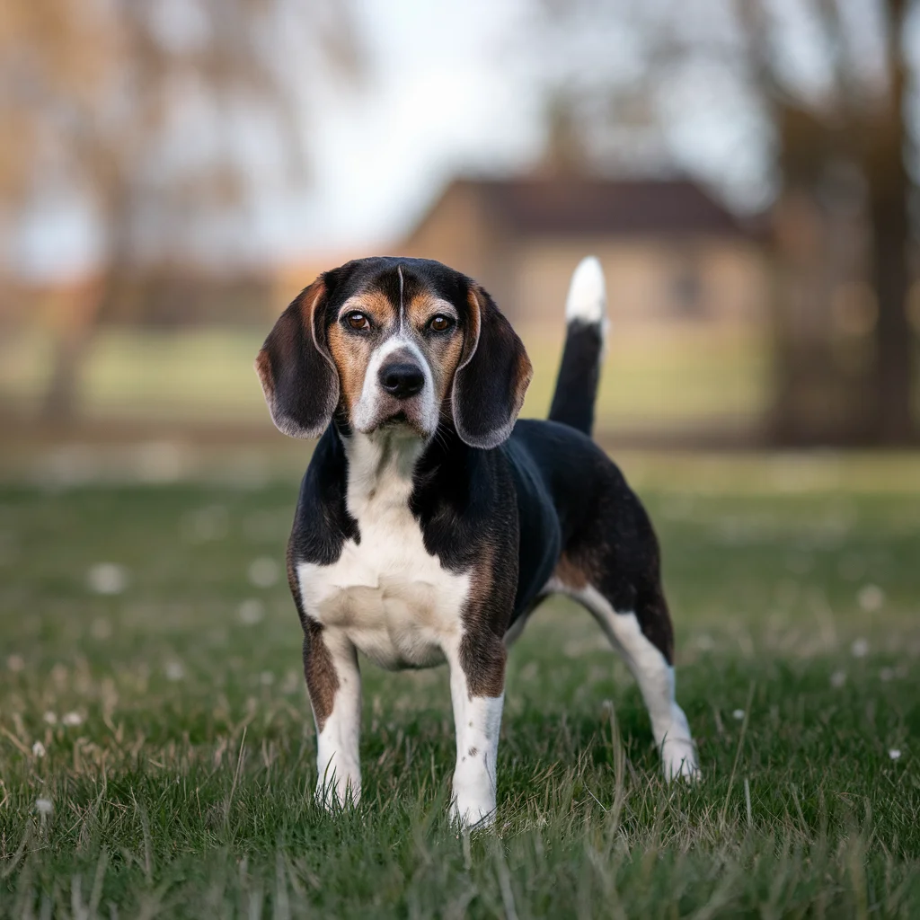 Black, Tan, and Redtick Beagle